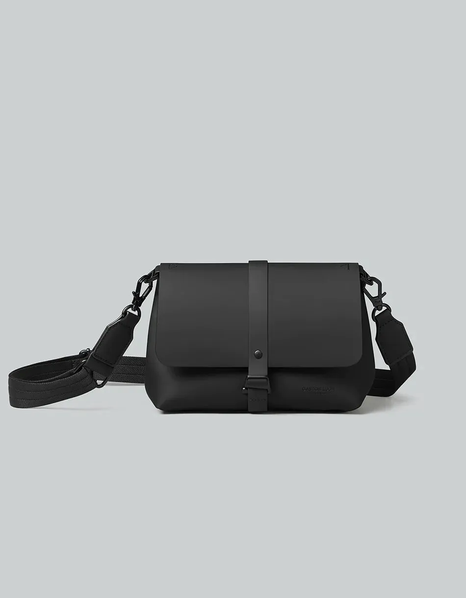 Gaston Luga Black Splsh Crossbody Bag