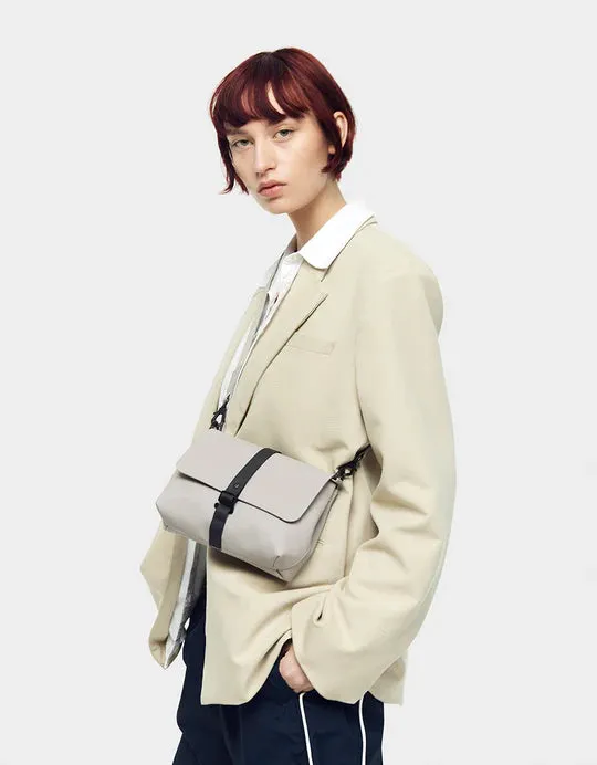 Gaston Luga Taupe Splsh Crossbody Bag