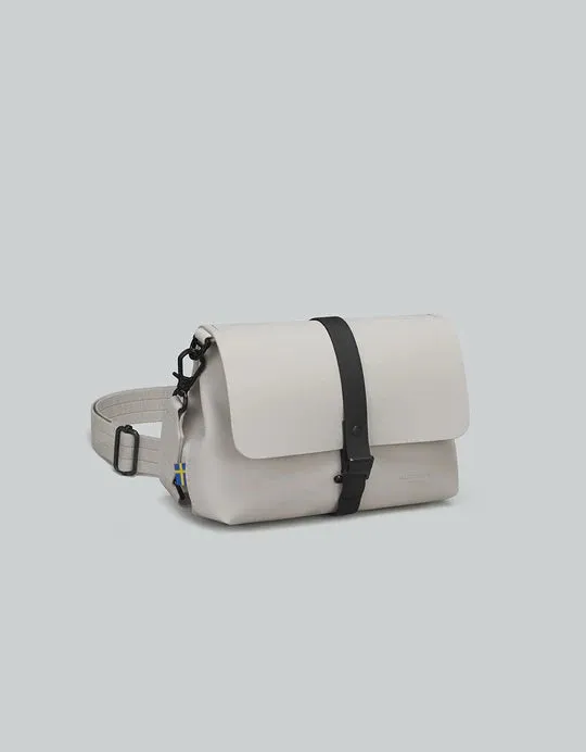 Gaston Luga Taupe Splsh Crossbody Bag