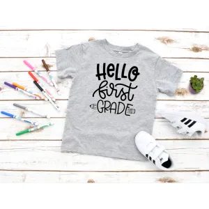 Hello First Grade Shirt
