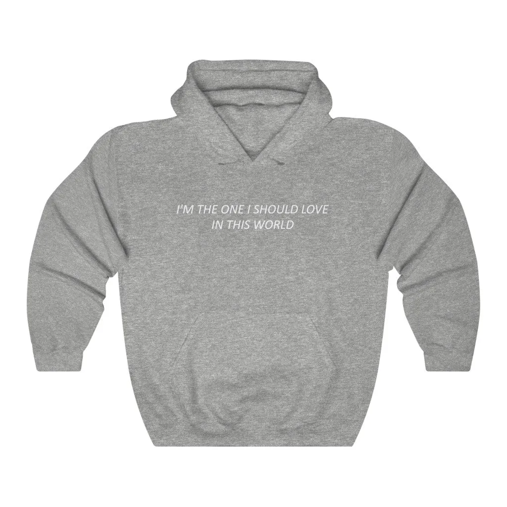 I'm The One I Should Love In This World Hoodie - Trendy Winter Kpop Hoodies - Kpop Hooded Sweater