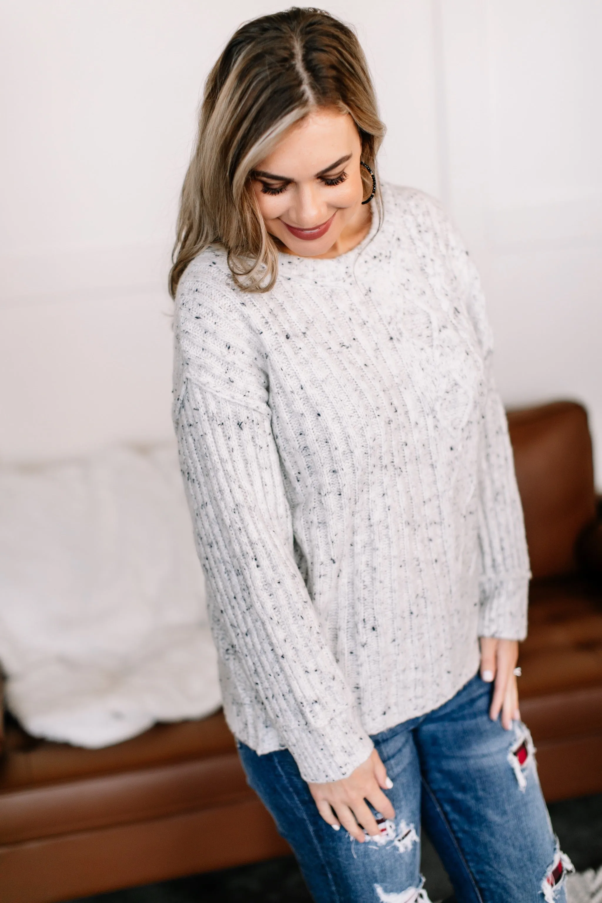 In Good Company Speckled Sweater