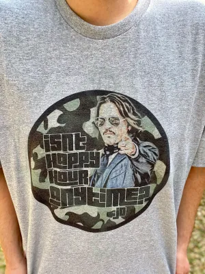 Isn't Happy Hour Anytime (Camo) Top Design