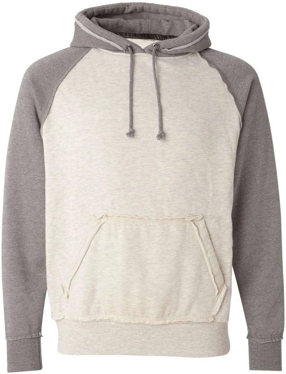 J America Vintage Heather Hooded Sweatshirt 