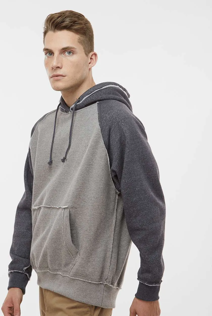 J America Vintage Heather Hooded Sweatshirt 