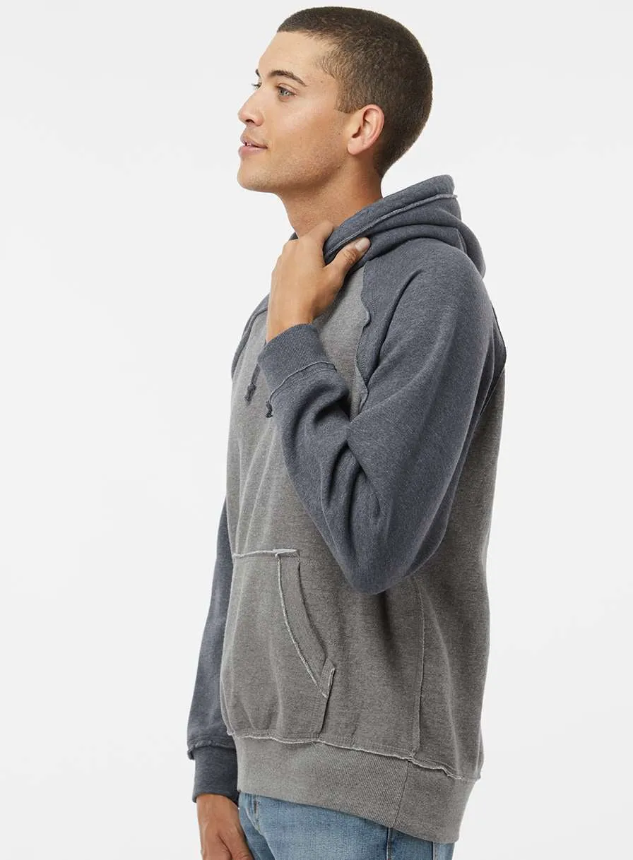 J America Vintage Heather Hooded Sweatshirt 