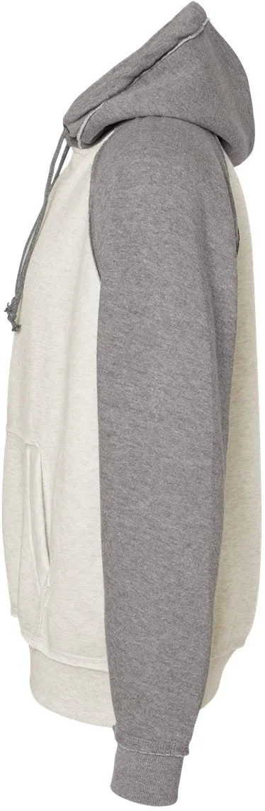 J America Vintage Heather Hooded Sweatshirt 