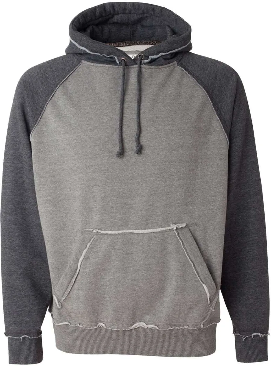 J America Vintage Heather Hooded Sweatshirt 