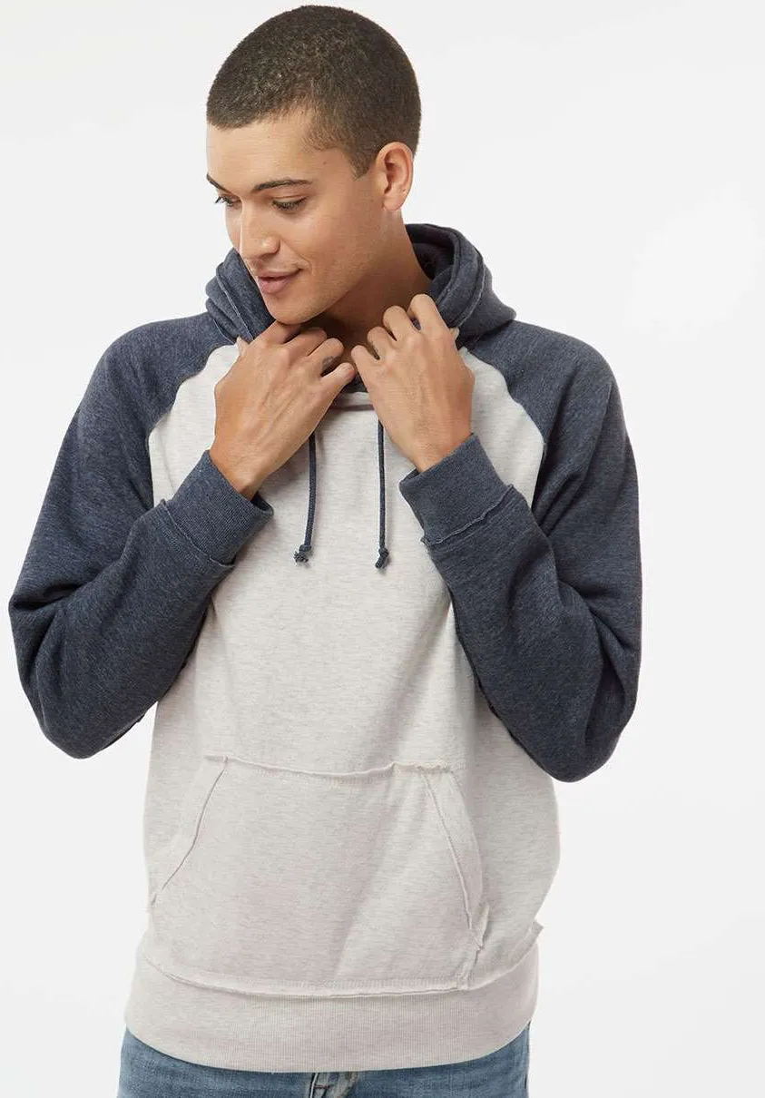 J America Vintage Heather Hooded Sweatshirt 