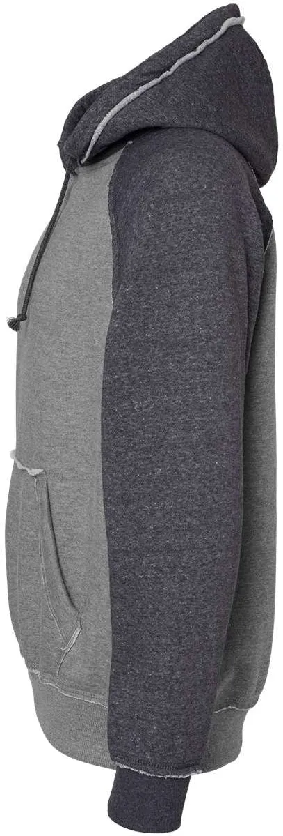 J America Vintage Heather Hooded Sweatshirt 