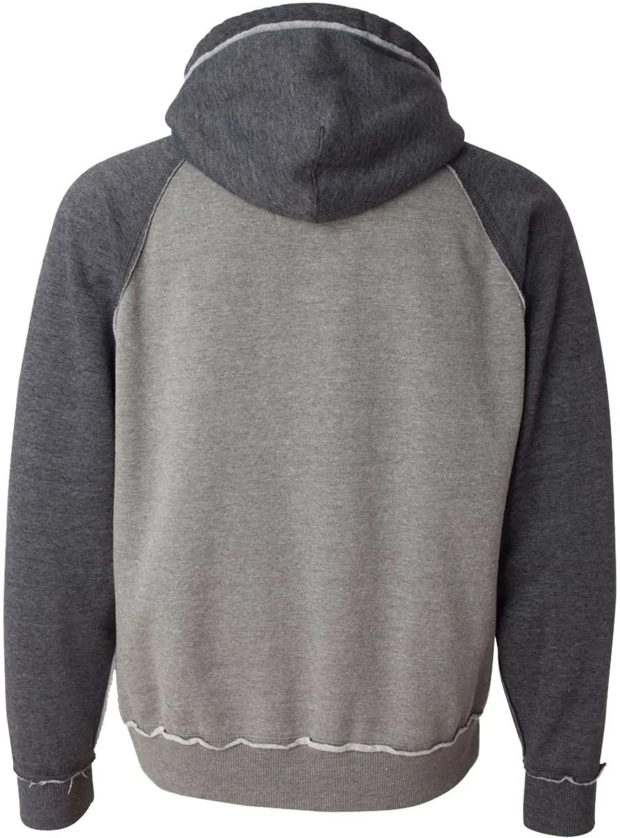 J America Vintage Heather Hooded Sweatshirt 