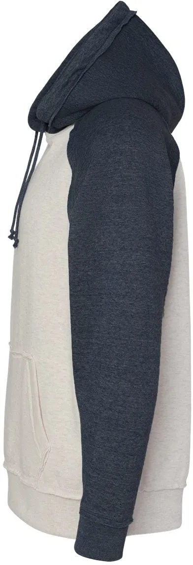 J America Vintage Heather Hooded Sweatshirt 