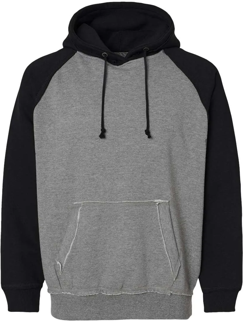 J America Vintage Heather Hooded Sweatshirt 