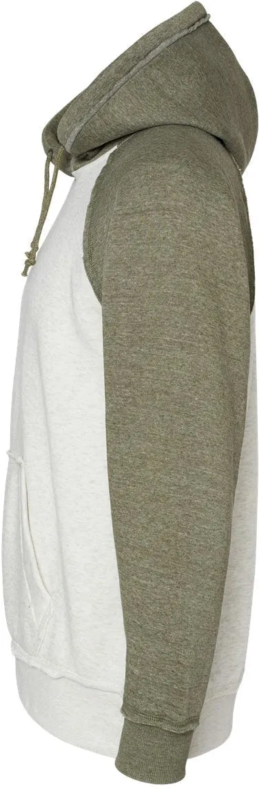 J America Vintage Heather Hooded Sweatshirt 