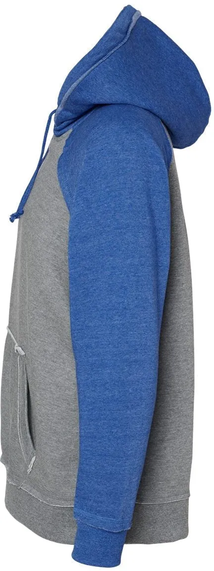J America Vintage Heather Hooded Sweatshirt 