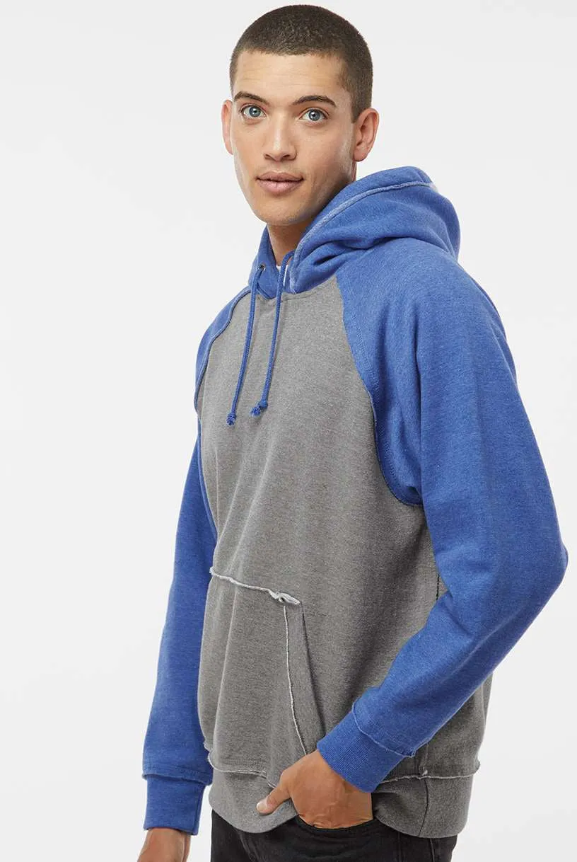 J America Vintage Heather Hooded Sweatshirt 