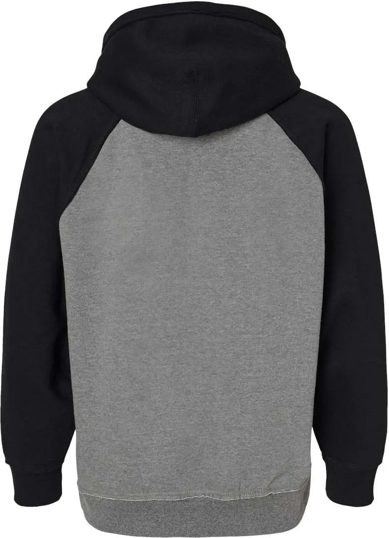 J America Vintage Heather Hooded Sweatshirt 