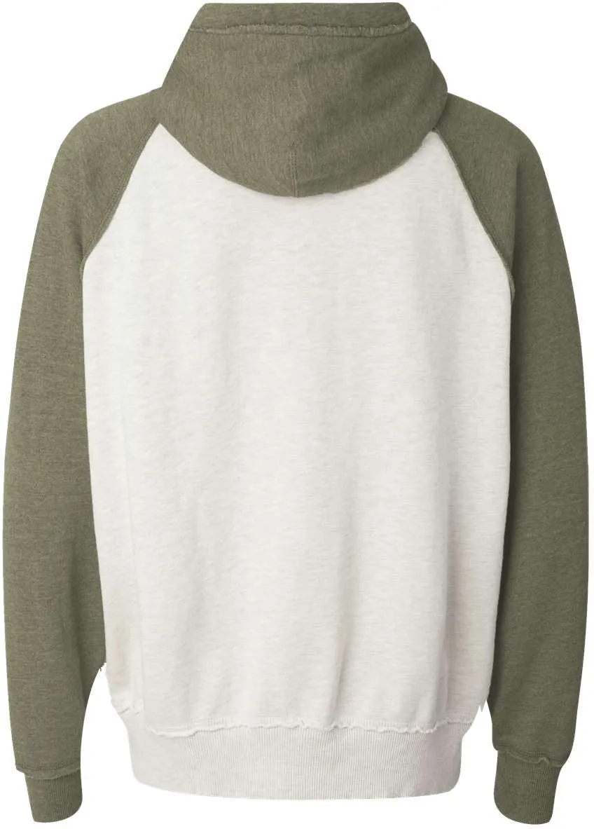 J America Vintage Heather Hooded Sweatshirt 