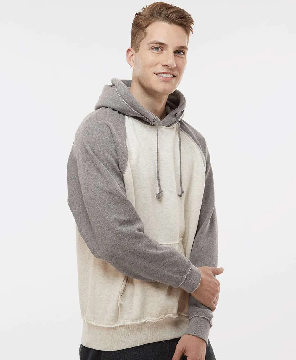 J America Vintage Heather Hooded Sweatshirt 