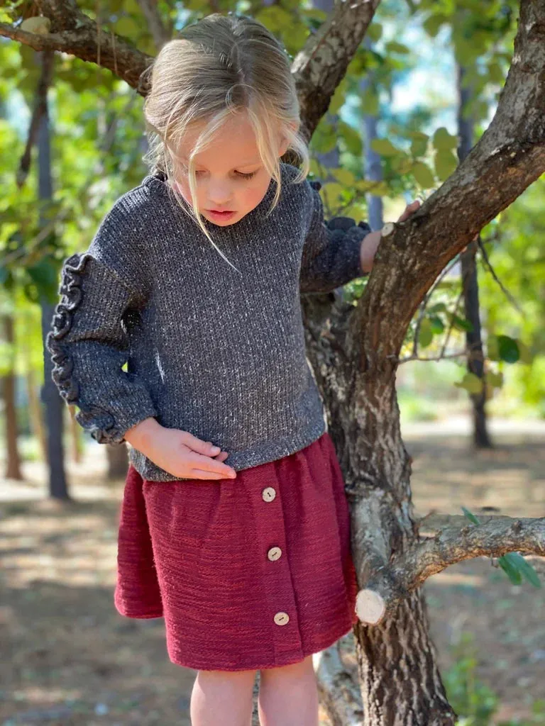 Jess Sweater in Charcoal - Select Size