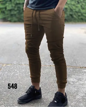 Jogger Pants - Brown