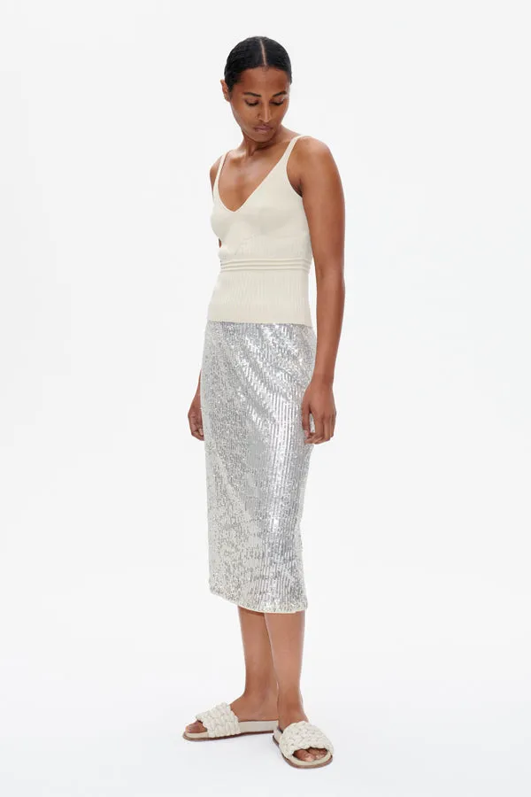 JOLETTE | Silver Sequin