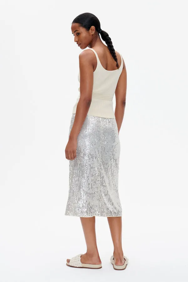 JOLETTE | Silver Sequin