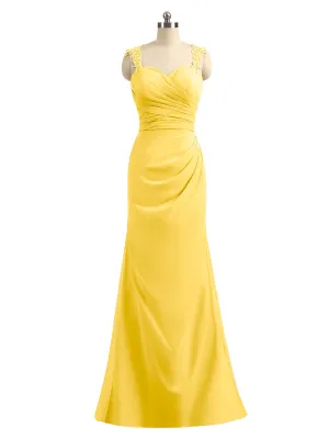 Lace Appliqued Strap Sheath Open Back Dress Marigold Plus Size