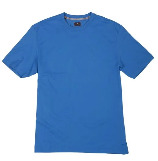 Left Coast Tee Royal Solid Crew Neck Tee Shirt