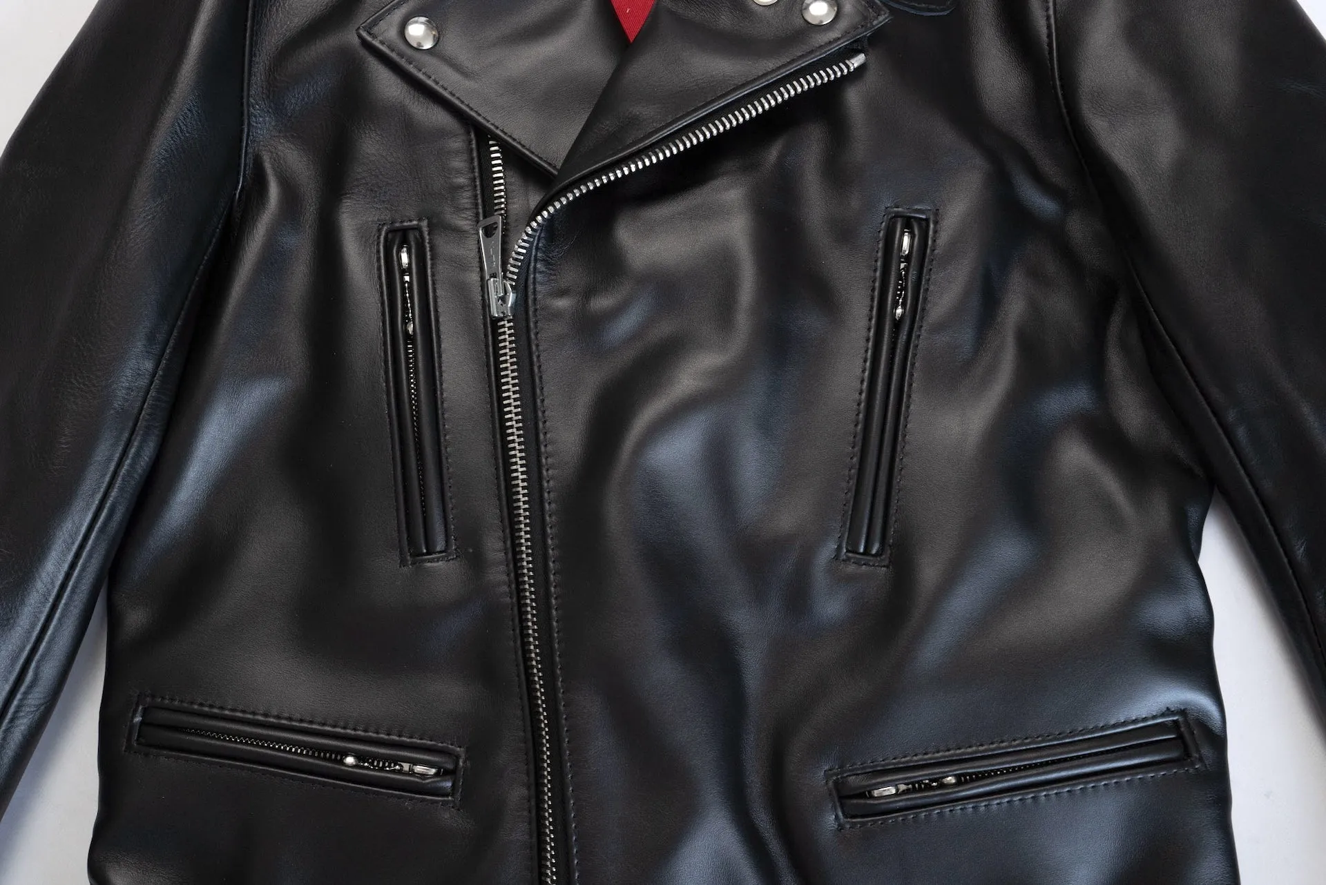 Lewis Leathers Black Horsehide 'Lightning' 391T Jacket (Tight Fit)
