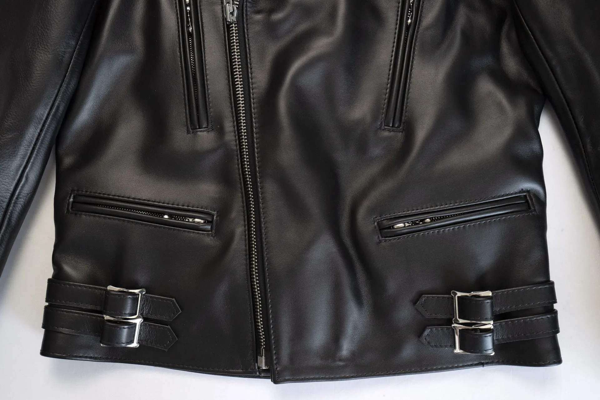Lewis Leathers Black Horsehide 'Lightning' 391T Jacket (Tight Fit)