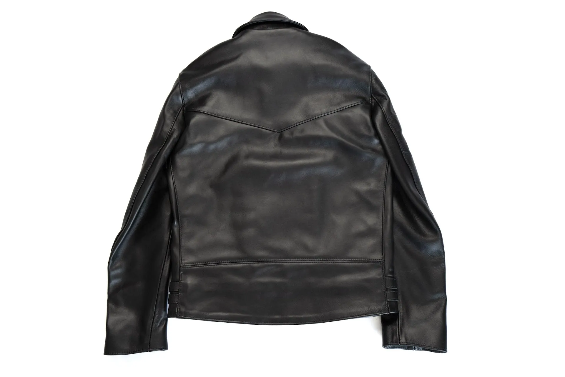 Lewis Leathers Black Horsehide 'Lightning' 391T Jacket (Tight Fit)