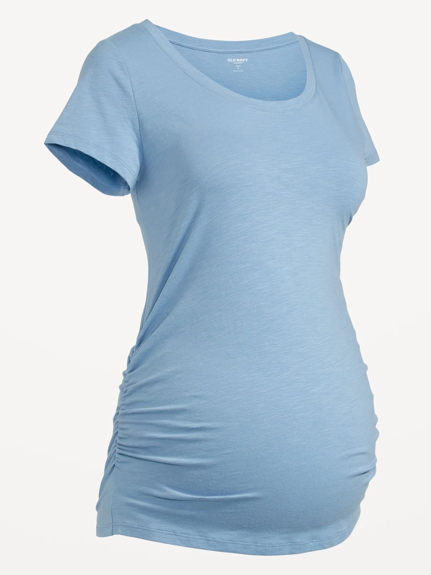 Maternity EveryWear Slub-Knit Scoop-Neck T-Shirt