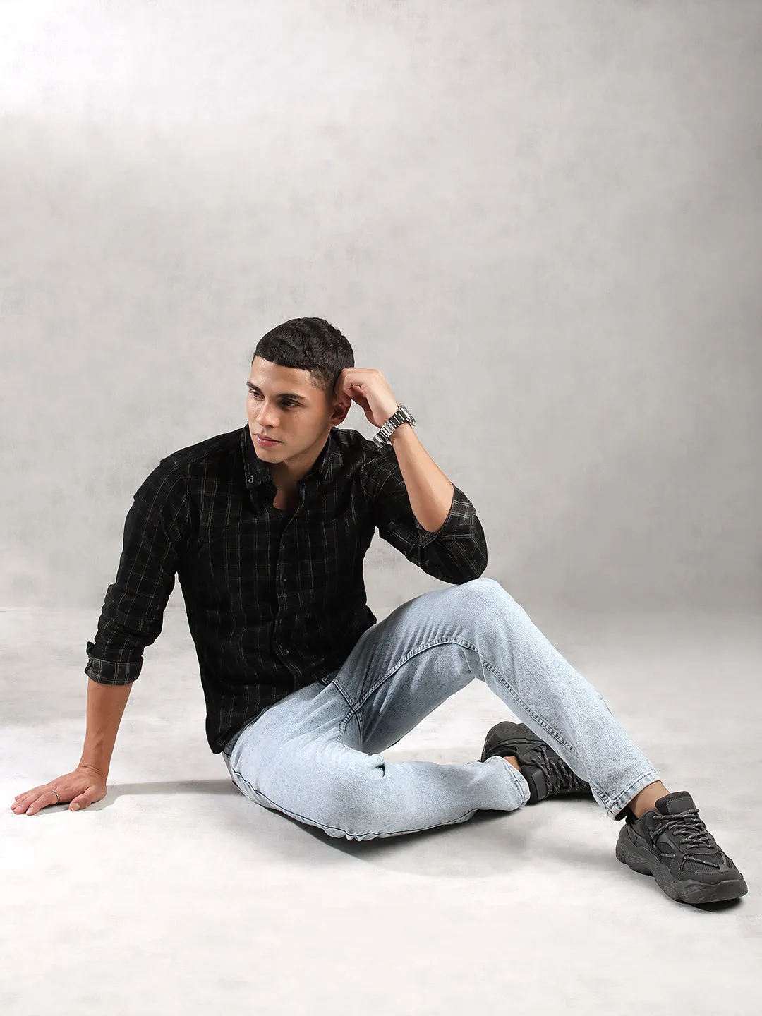 Men Green Comfort Fit Shirt