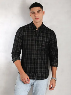 Men Green Comfort Fit Shirt