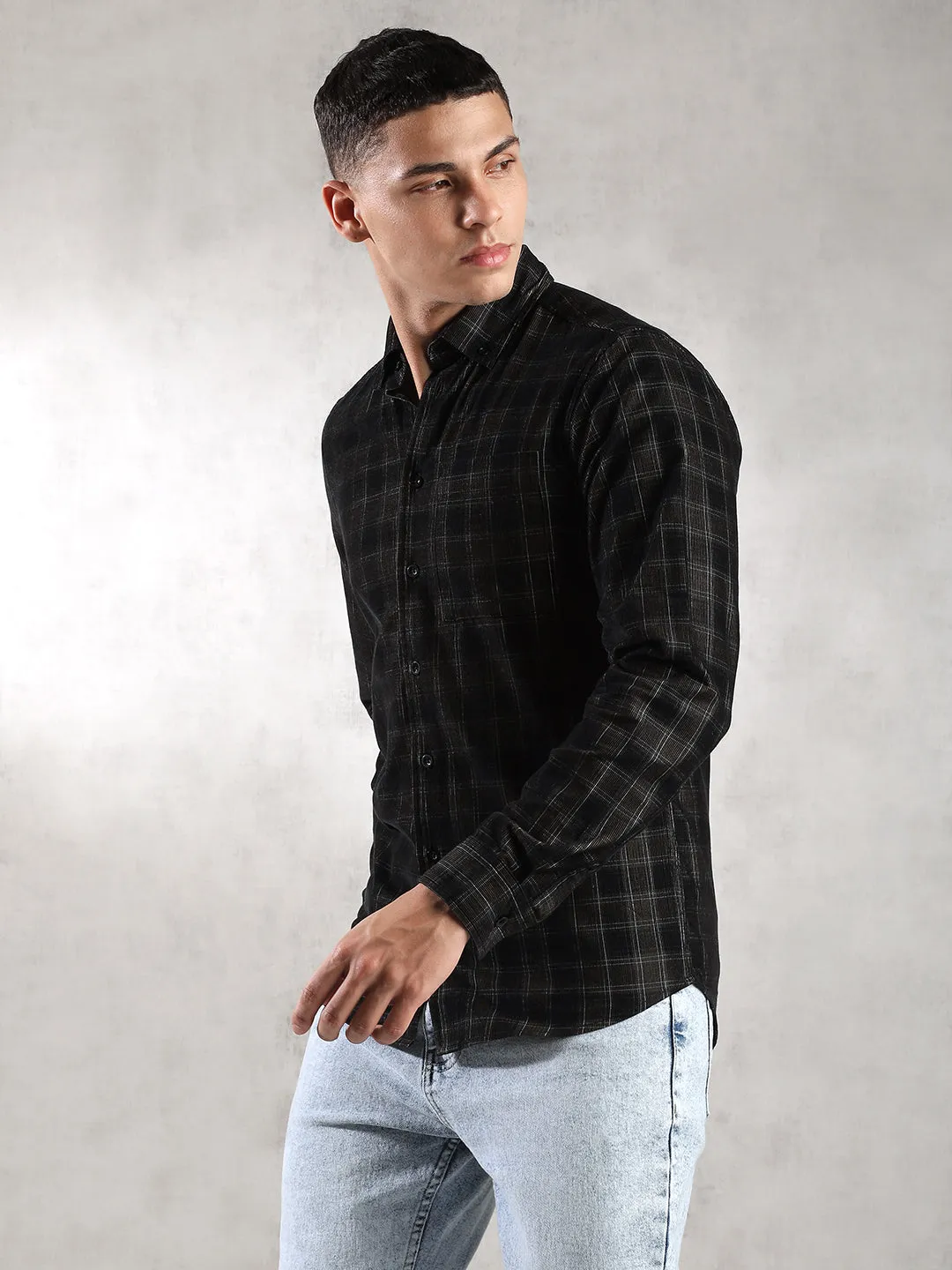 Men Green Comfort Fit Shirt