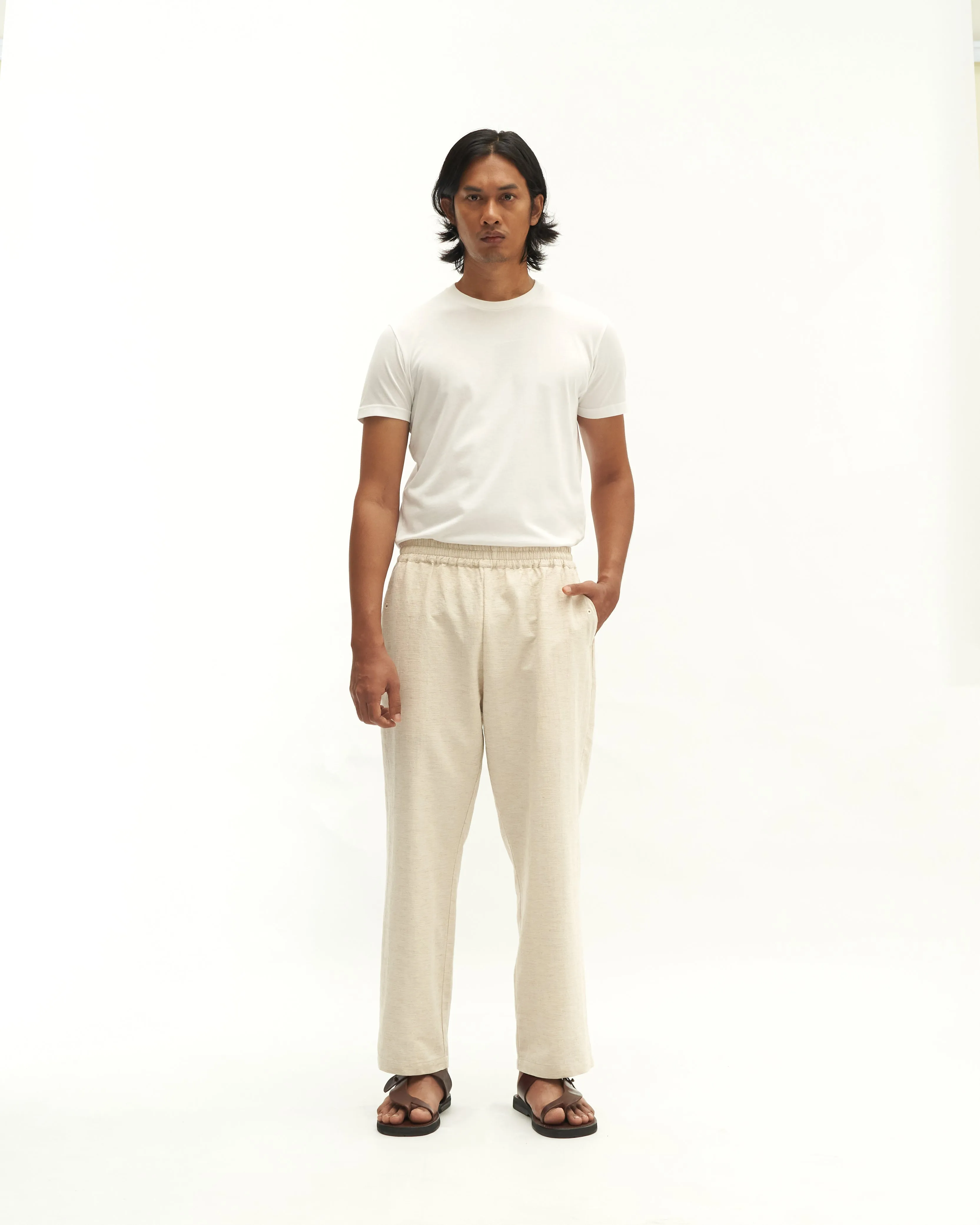 Men: Purnama Straight Pants (Sand)