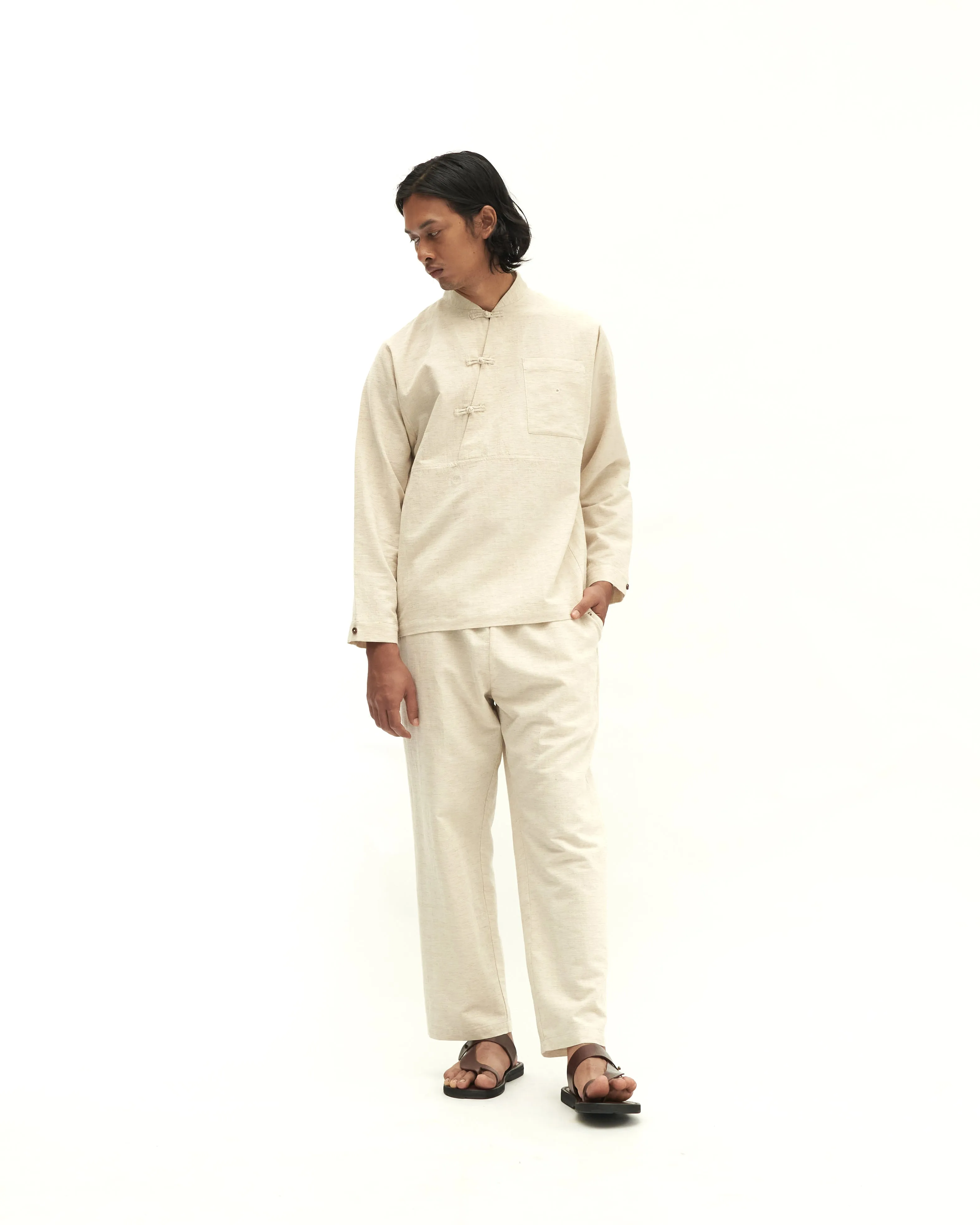 Men: Purnama Straight Pants (Sand)