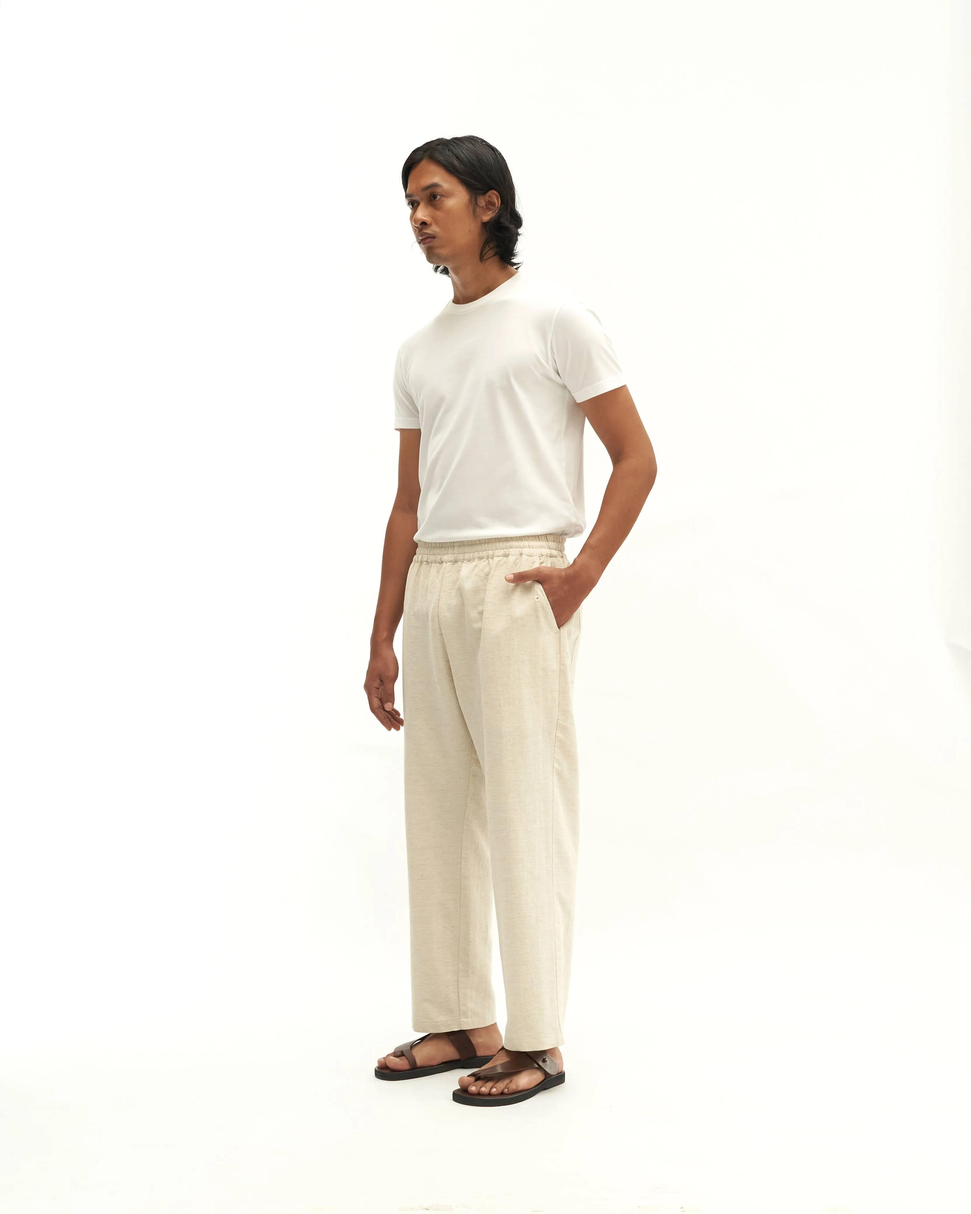 Men: Purnama Straight Pants (Sand)