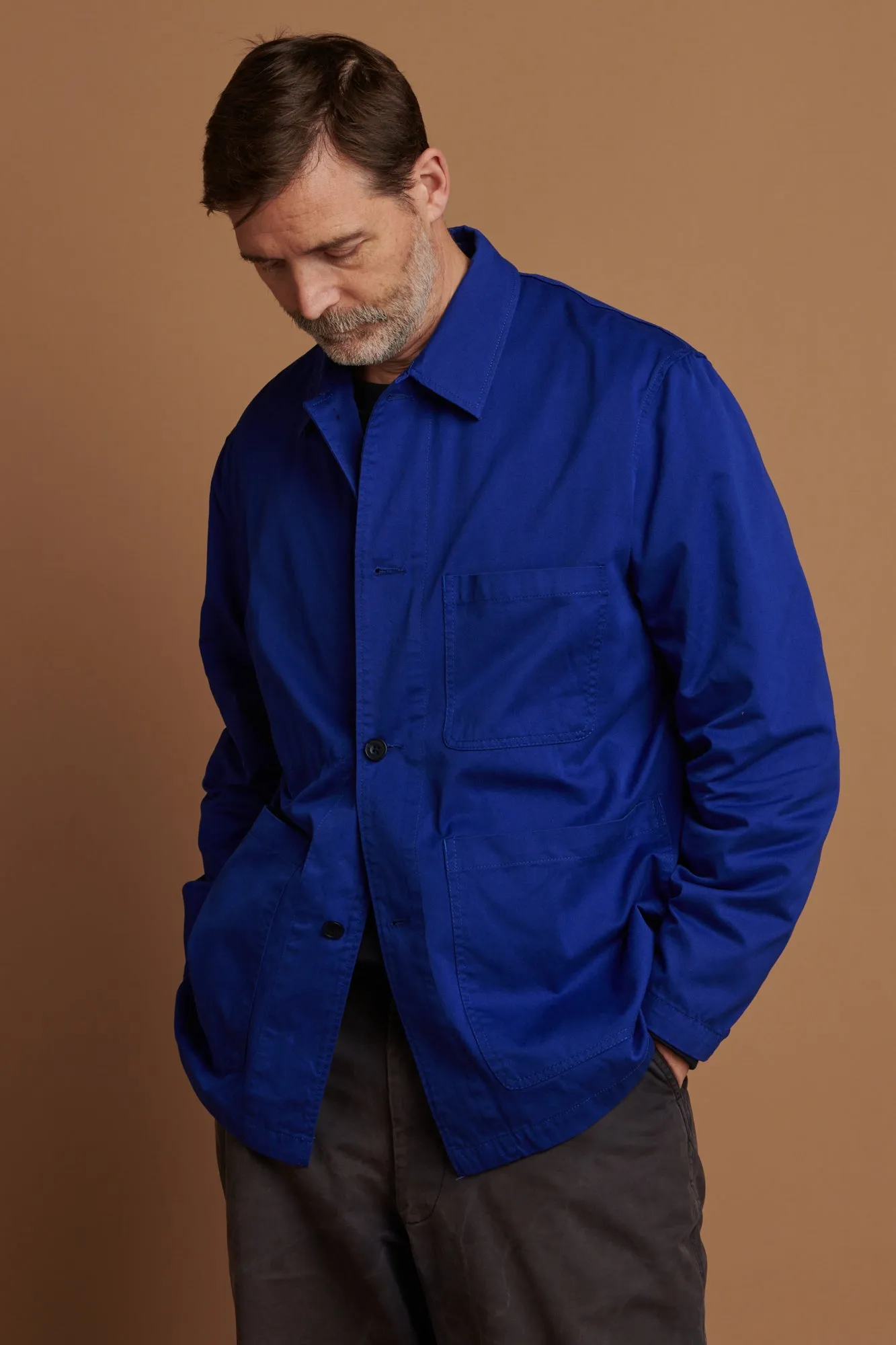 Men's Chore Jacket - Royal Blue