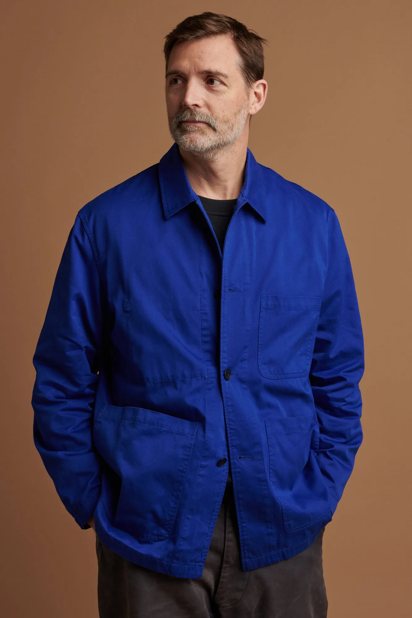 Men's Chore Jacket - Royal Blue