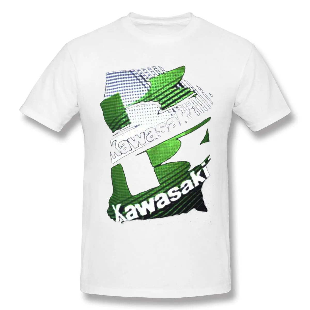 Mens Novelty T-Shirt Kawasaki Ninja Racing Comfortable Crew Neck Short Sleeves Tees