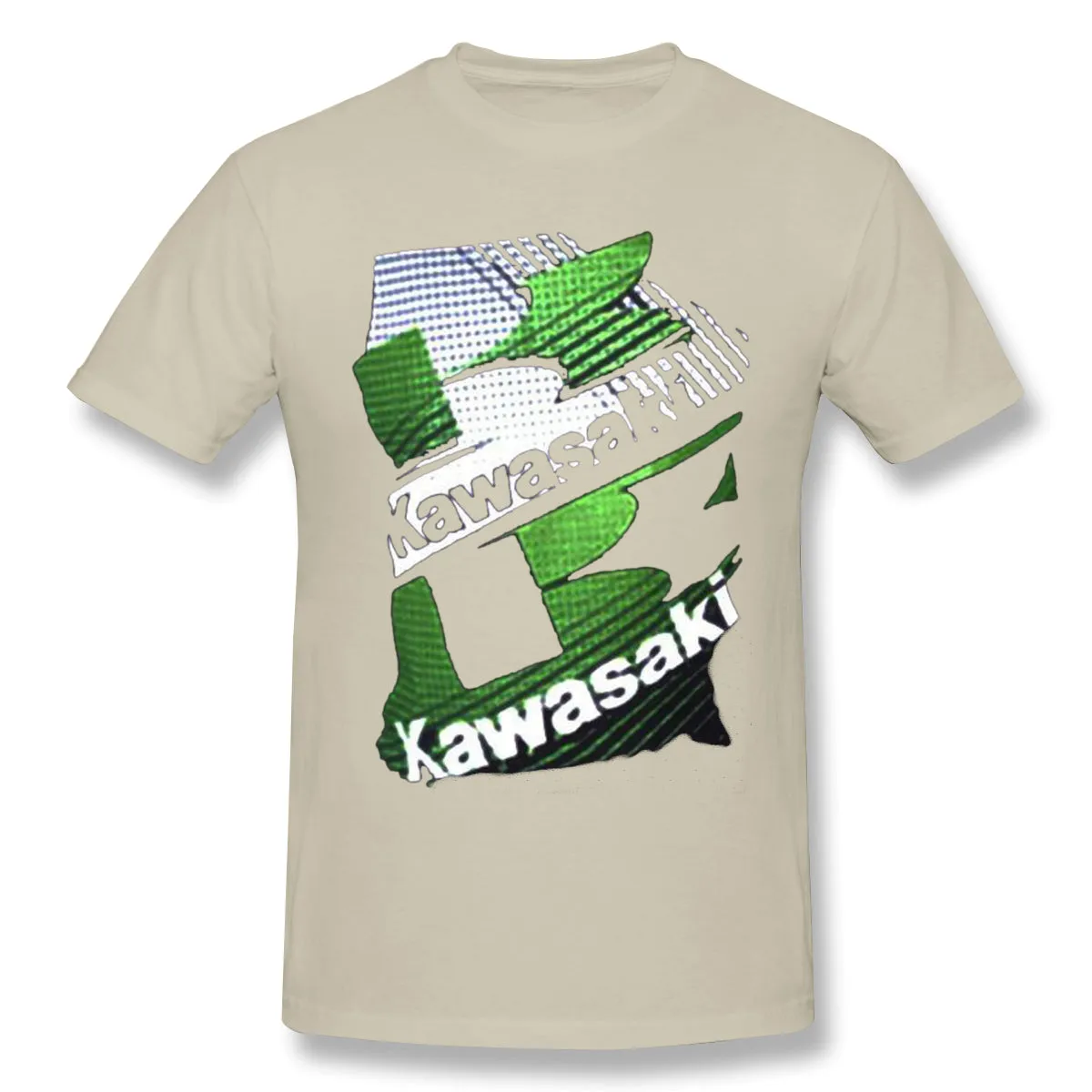 Mens Novelty T-Shirt Kawasaki Ninja Racing Comfortable Crew Neck Short Sleeves Tees
