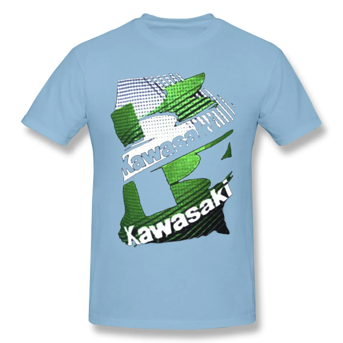 Mens Novelty T-Shirt Kawasaki Ninja Racing Comfortable Crew Neck Short Sleeves Tees