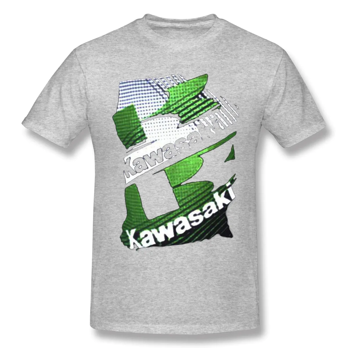 Mens Novelty T-Shirt Kawasaki Ninja Racing Comfortable Crew Neck Short Sleeves Tees