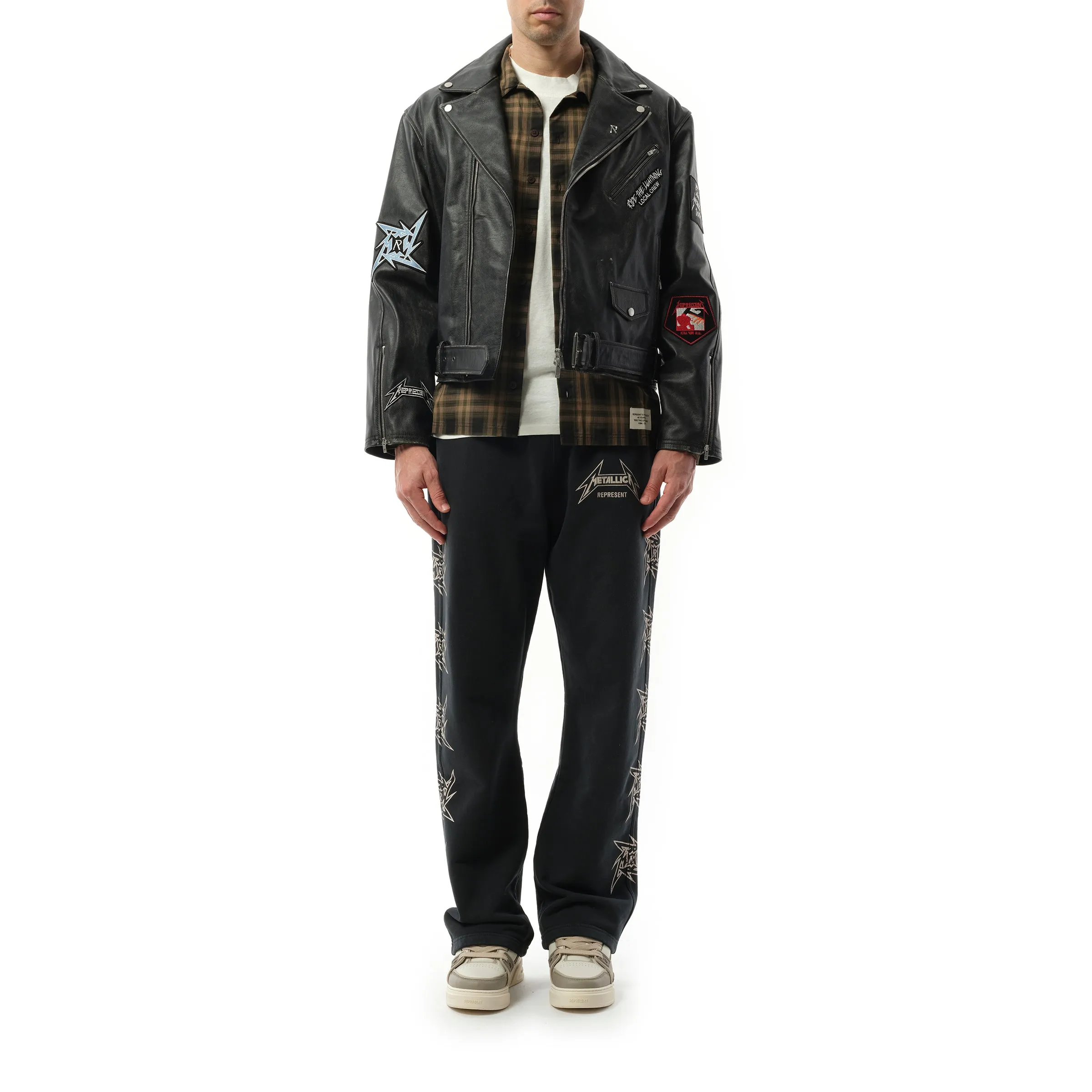 Metallica Leather Jacket in Black