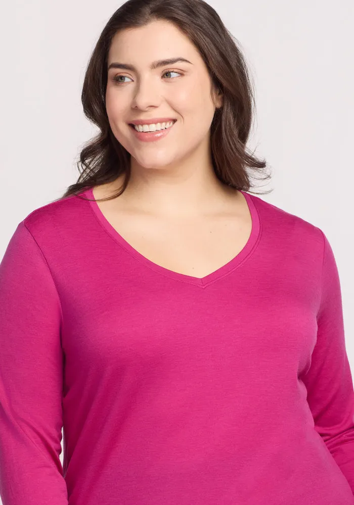 Millie Long Sleeve - Berry Punch