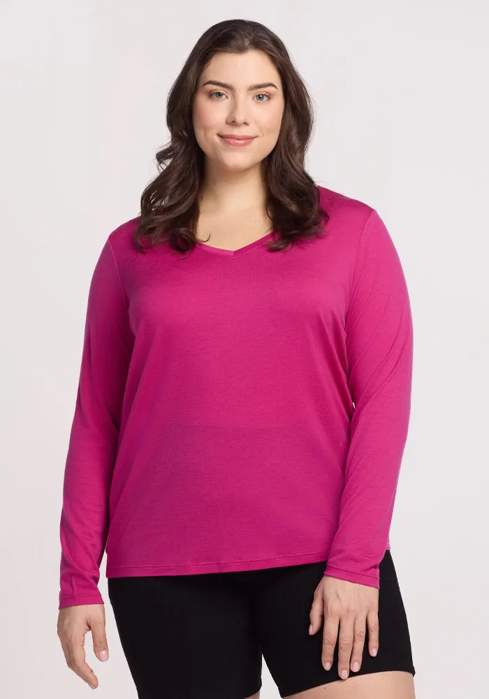 Millie Long Sleeve - Berry Punch