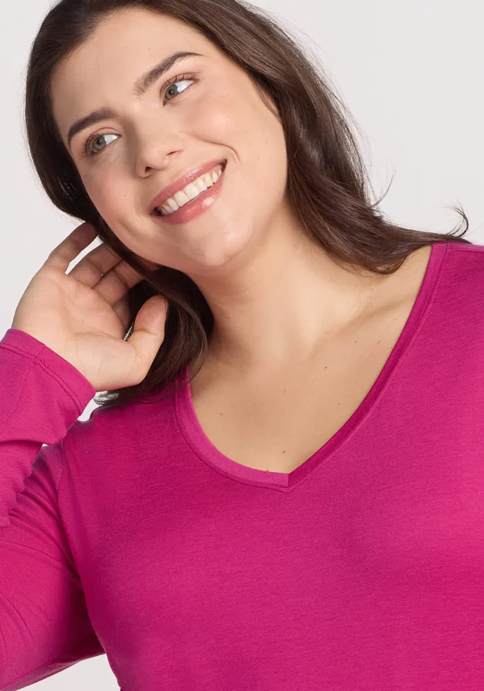 Millie Long Sleeve - Berry Punch
