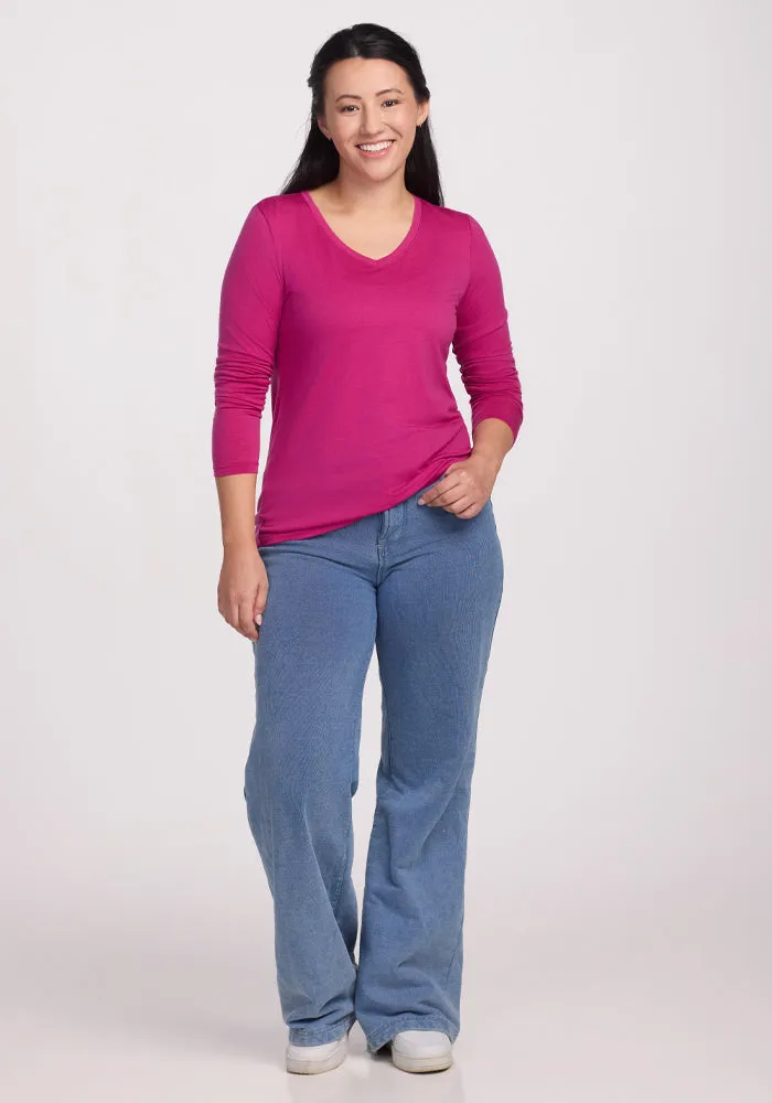 Millie Long Sleeve - Berry Punch